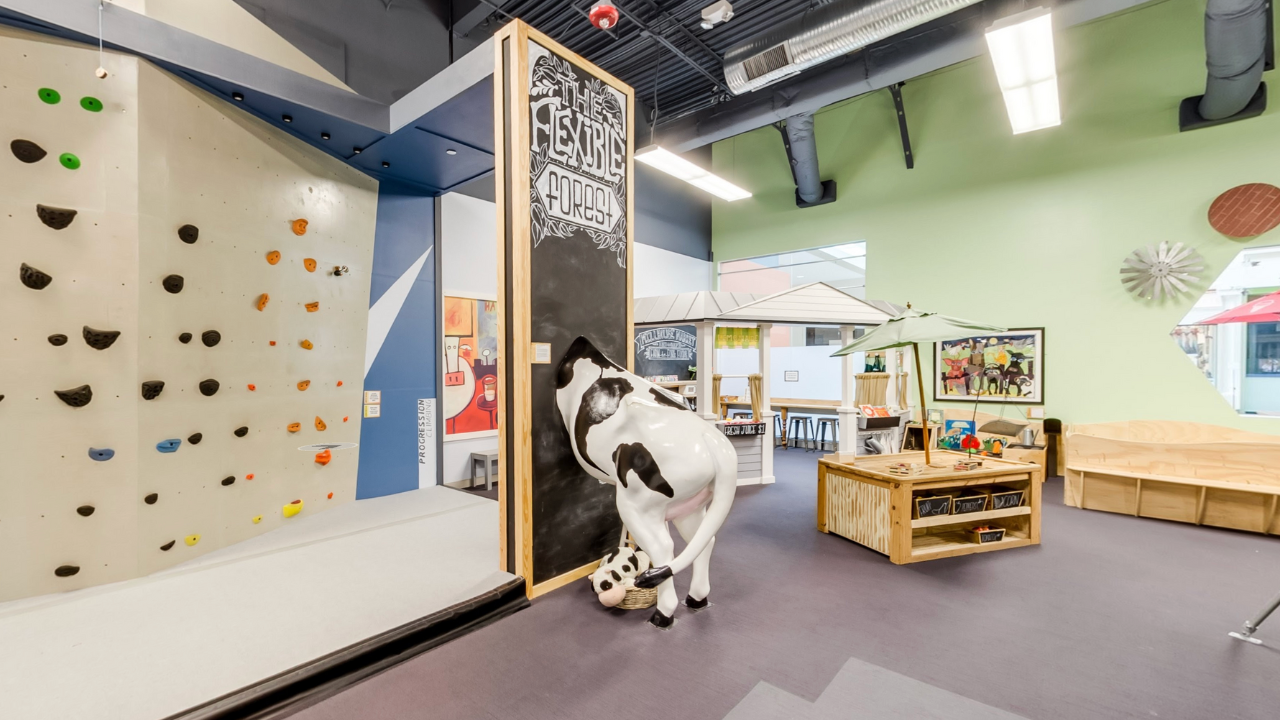 Inside view of the Kidzu Children's Museum Chapel Hill NC